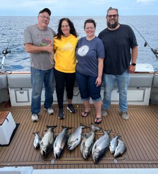 Outstanding Chinook salmon action in Sodus Point NY!