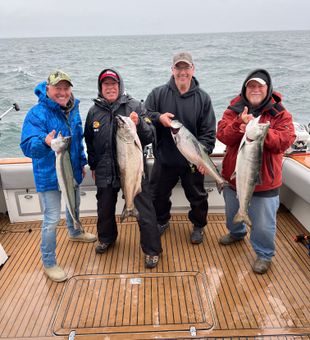 Fresh Chinook salmon from Sodus Point waters!