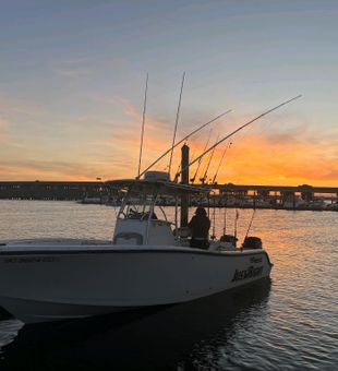 Sunset and Fishing in Charleston, SC