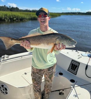 Hooked on South Carolina waters! Redfish Fishing