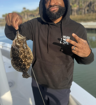 Nice Charleston southern flounder on the boat!