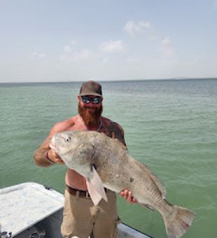 Black Drum Catch in San Padre Island Fishing Trip!