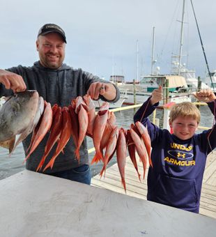  Great day on the water with an impressive catch!