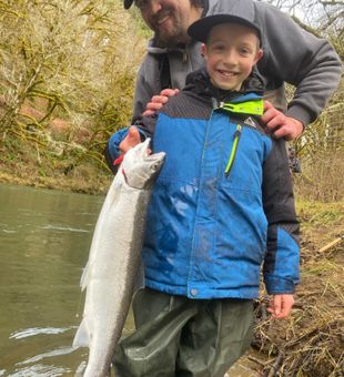 Steelhead fishing on coastal rivers in Oregon