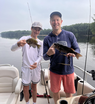 Reeling in the best of both worlds: Smallmouth and Bluegill in partly cloudy Stillwater!