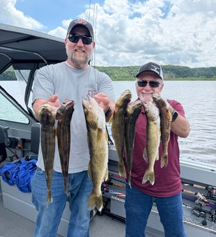 Stillwater walleye and sauger making for great fishing!