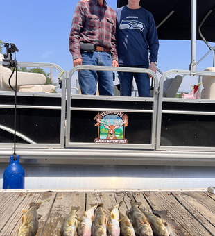 Deep sea jigging and trolling to reel in a couple of tasty walleye!