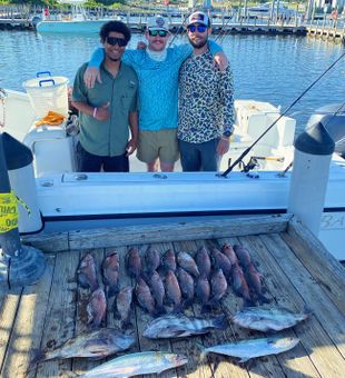 A perfect day of fishing in beautiful Pensacola