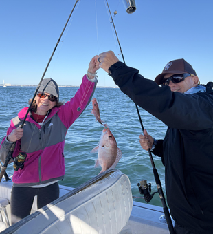 Beautiful red snapper pulled from Pensacola waters!