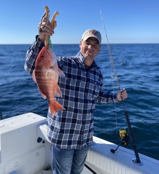 Red snapper success in Pensacola Bay waters!