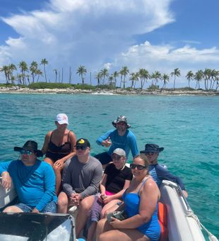 Perfect fishing day in Nassau's crystal clear waters!