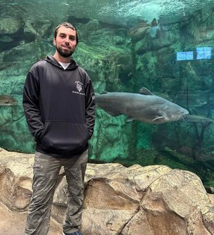 Blue catfish on display at Rappahannock Academy VA!