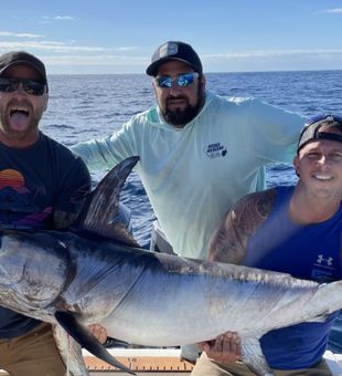 Epic swordfish success! ⚔️