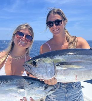 Sleek blackfin tuna duo! 🐟