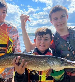 Brothers and a Huge Northern Pike!