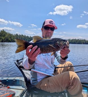 Angling success in Paul Smiths, NY