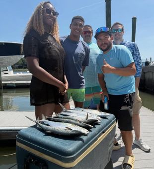 Spanish mackerel success in Wilmington NC waters!