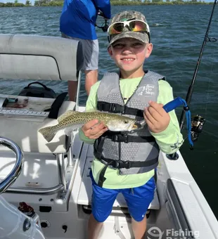 My First Trout Catch, Florida fishing 2023