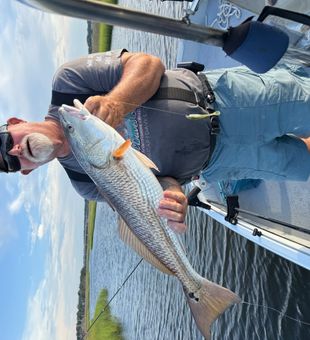 Nice Jacksonville redfish on the boat!