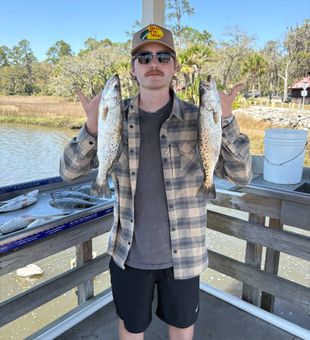Double speckled trout success in Brunswick GA!