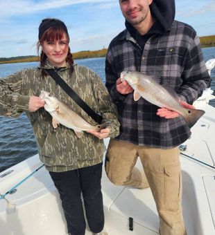 Relaxed fishing along the shoreline