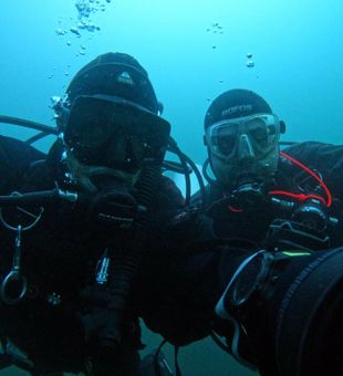 Exploring the underwater world in Barbados.