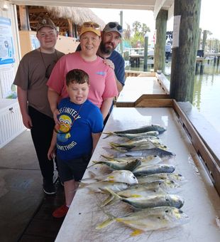 Port Orange Crevalle Jack success on the cleaning table!