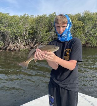 Teaching the next generation to fish in the calm waters of Crystal River.
