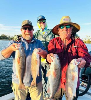 Great day of inshore fishing with solid Redfish catches!