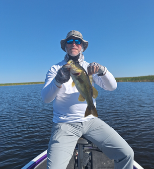 Lovely day out fishing by the lake.