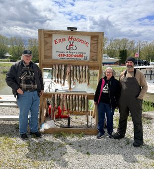 Successful walleye and perch charter in Oak Harbor!