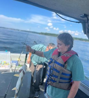 Cast, reel, repeat—Lake Champlain is trout and salmon heaven.