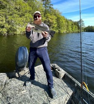 Guided Fishing Fun in Maine, Bass fishing