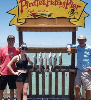 A proud Family with their haul  - Port Isabel, TX.