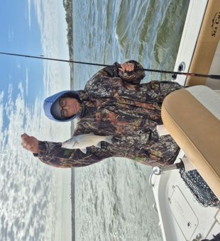 Sad face last Hybrid Striped Bass of the day