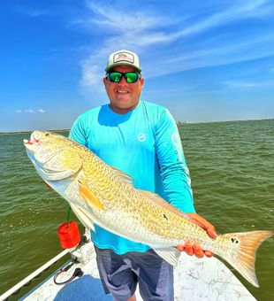 Big Corpus Christi redfish making memories on the water!
