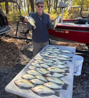 “Crappie fishing success on beautiful Oologah Lake, OK—slabs all day!”