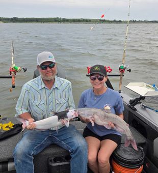 Catch of a lifetime on the left. 