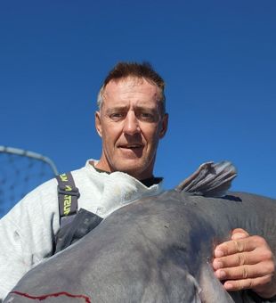 Big water. Big bait. Even bigger blue catfish.