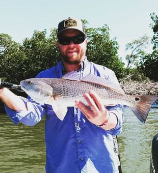 Clean redfish catch | Naples backwater fishing charter