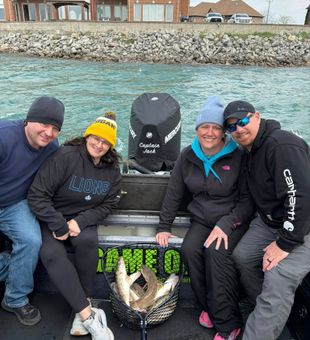 Detroit walleye fishing success!