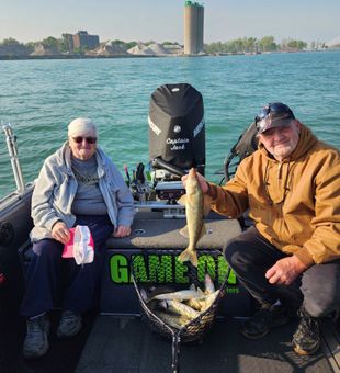 Detroit walleye success on the water!