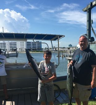 Calm waters, big catches, Cobia fish!