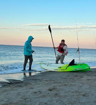 Book a shark surfcasting adventure in Cape May, NJ and test your skills against hard-fighting shark species from the beautiful Atlantic beaches.