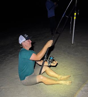 Releasing power from the Cape May beach.