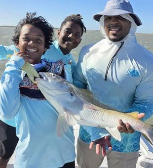 Chase redfish, speckled trout, and flounder on a Corpus Christi, TX guided fishing trip with local expertise.