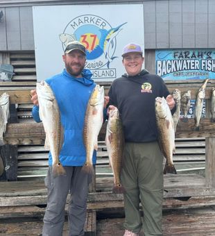 Quality redfish haul.
