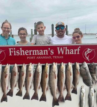Family redfish success.