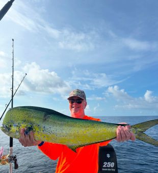Another solid mahi in the boat today off Pompano