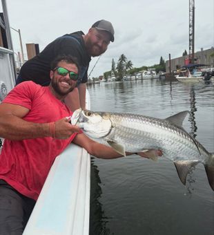 Hook set. Drag screaming. Tarpon flying.